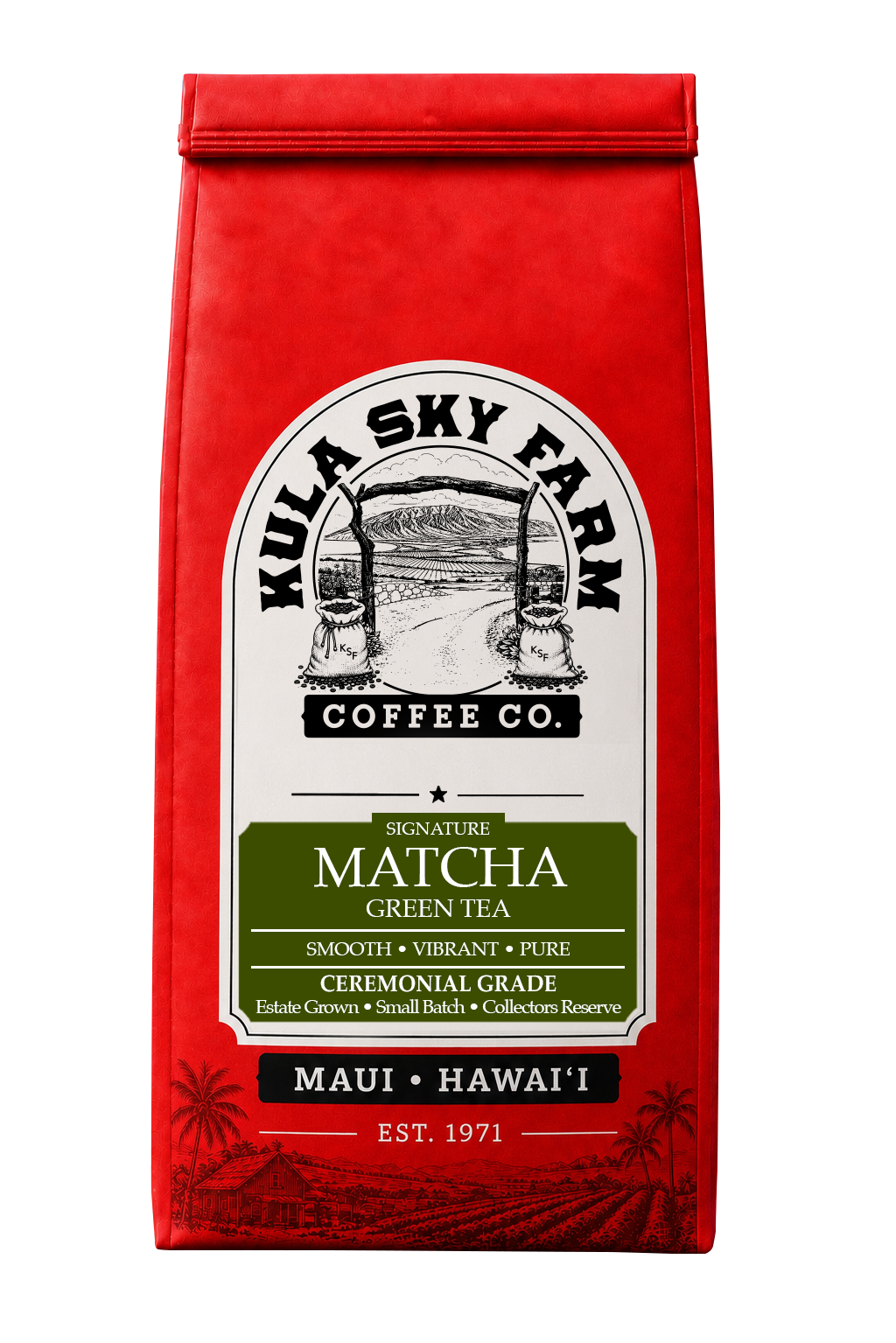 Kula Sky Farm Coffee Company Signature Matcha Green Tea