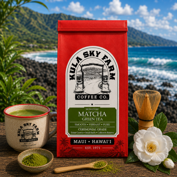 Kula Sky Farm Coffee Company Signature Matcha Green Tea