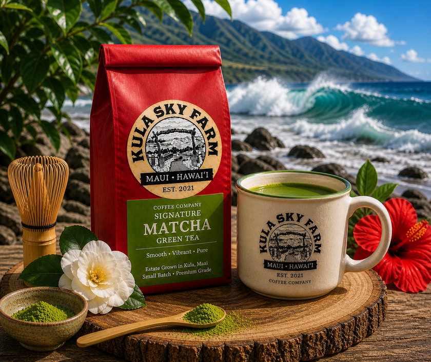 Kula Sky Farm Coffee Company Signature Matcha Green Tea